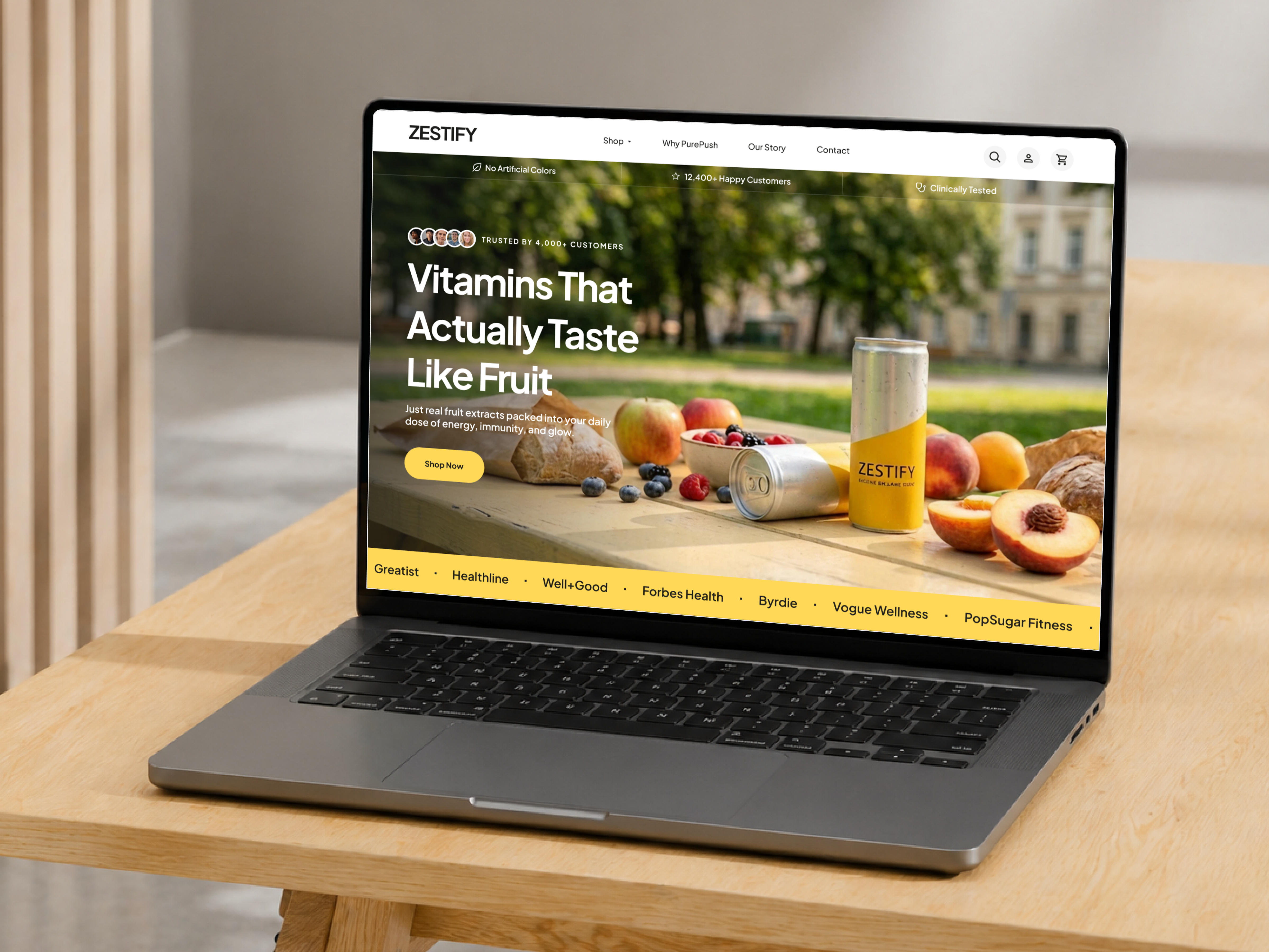 Example of UI/UX Web Design In Figma