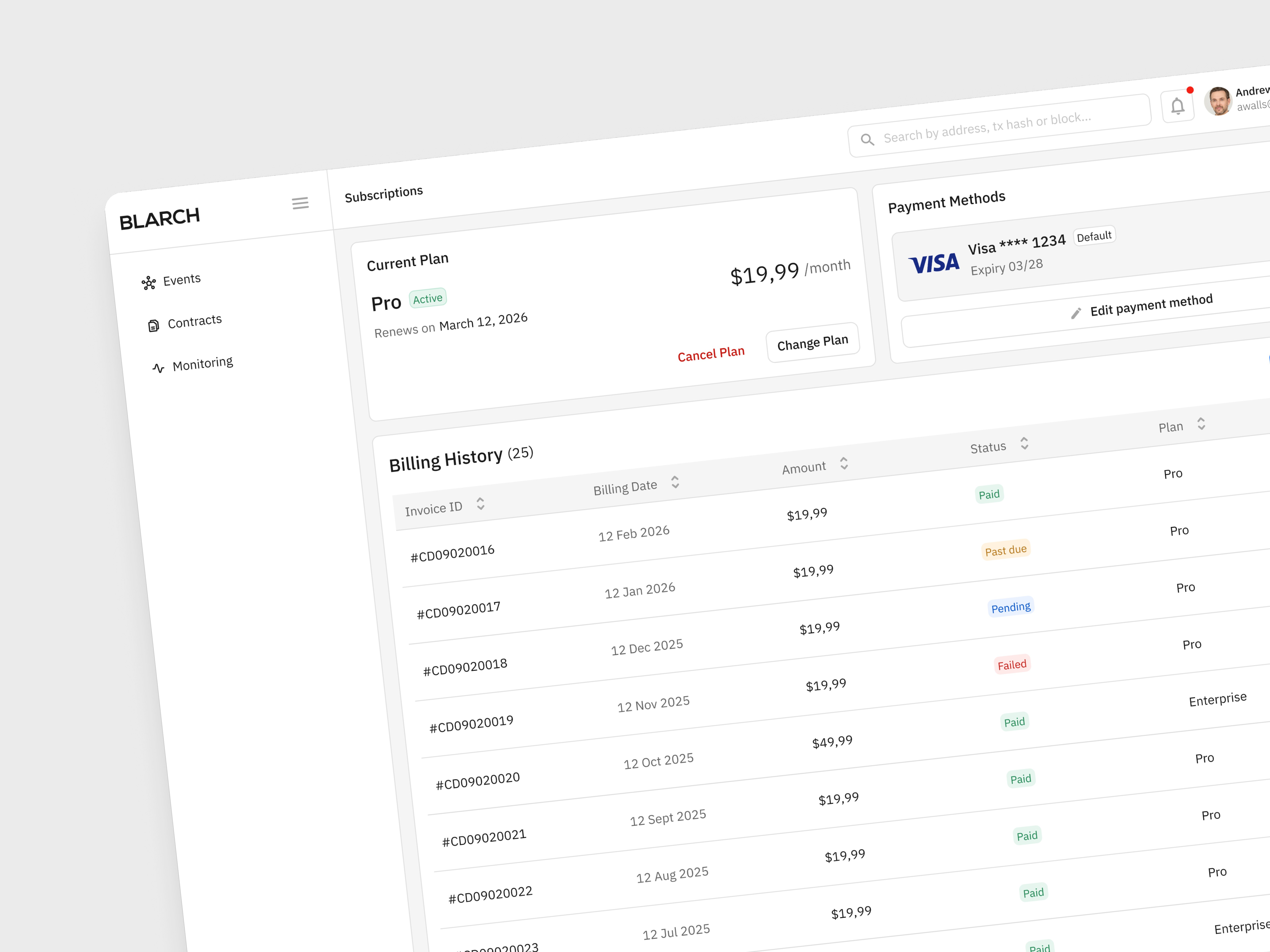 Example of Web App Design