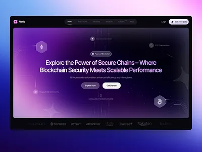 UI-UX for Blockchain design interface product service startup ui uiux ux web website