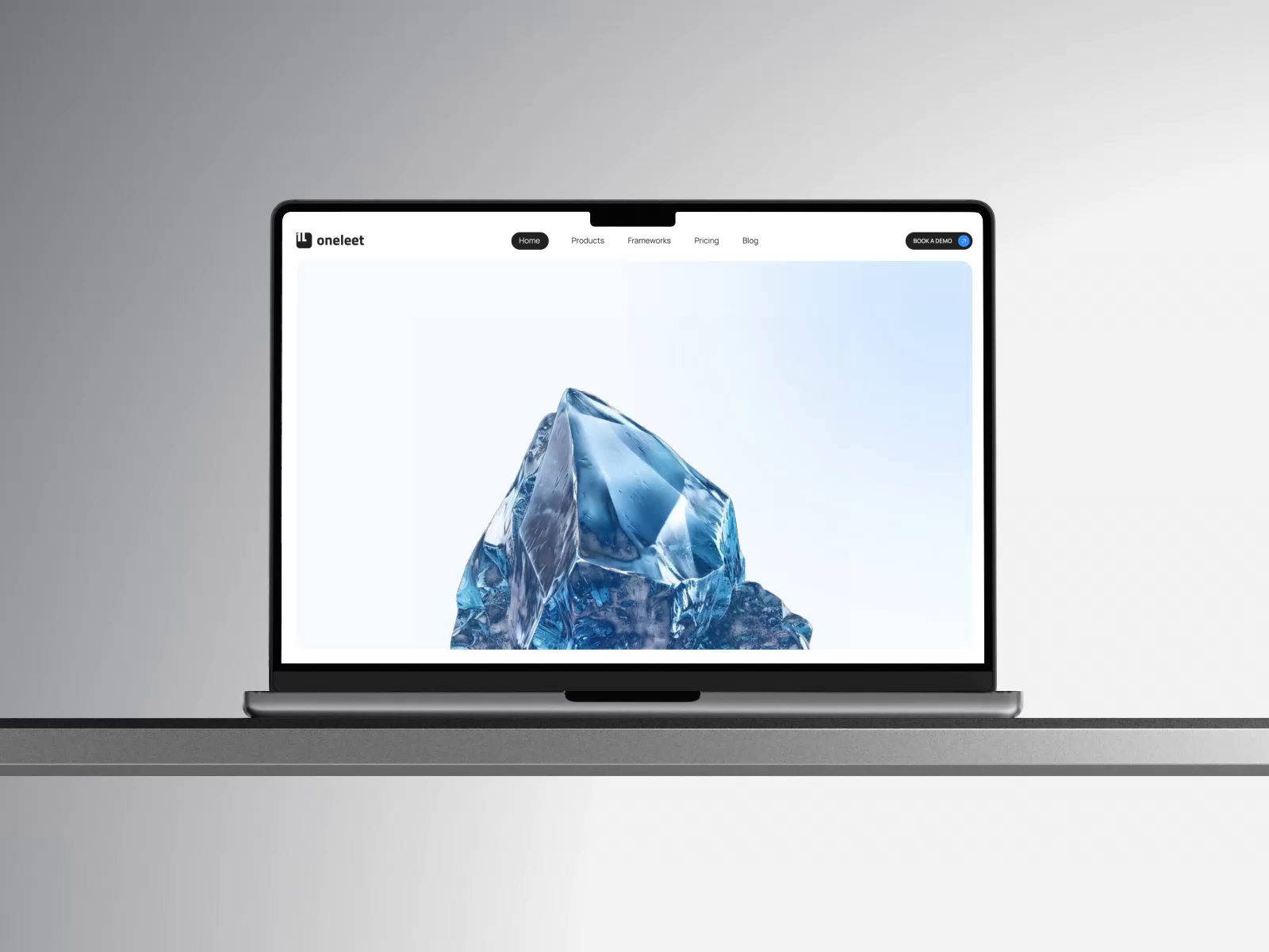 Example of Oneleet — SaaS Landing Concept