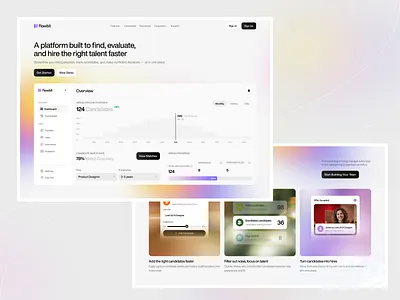 Talent Hiring Dashboard ai dashboard career dashboard desktop application employee dashboard employment freelance dashboard freelancer hiring hiring dashboard hiring process hr job finder job listing job portal jobs recruitment saas dashboard talent hiring dashboard upwork