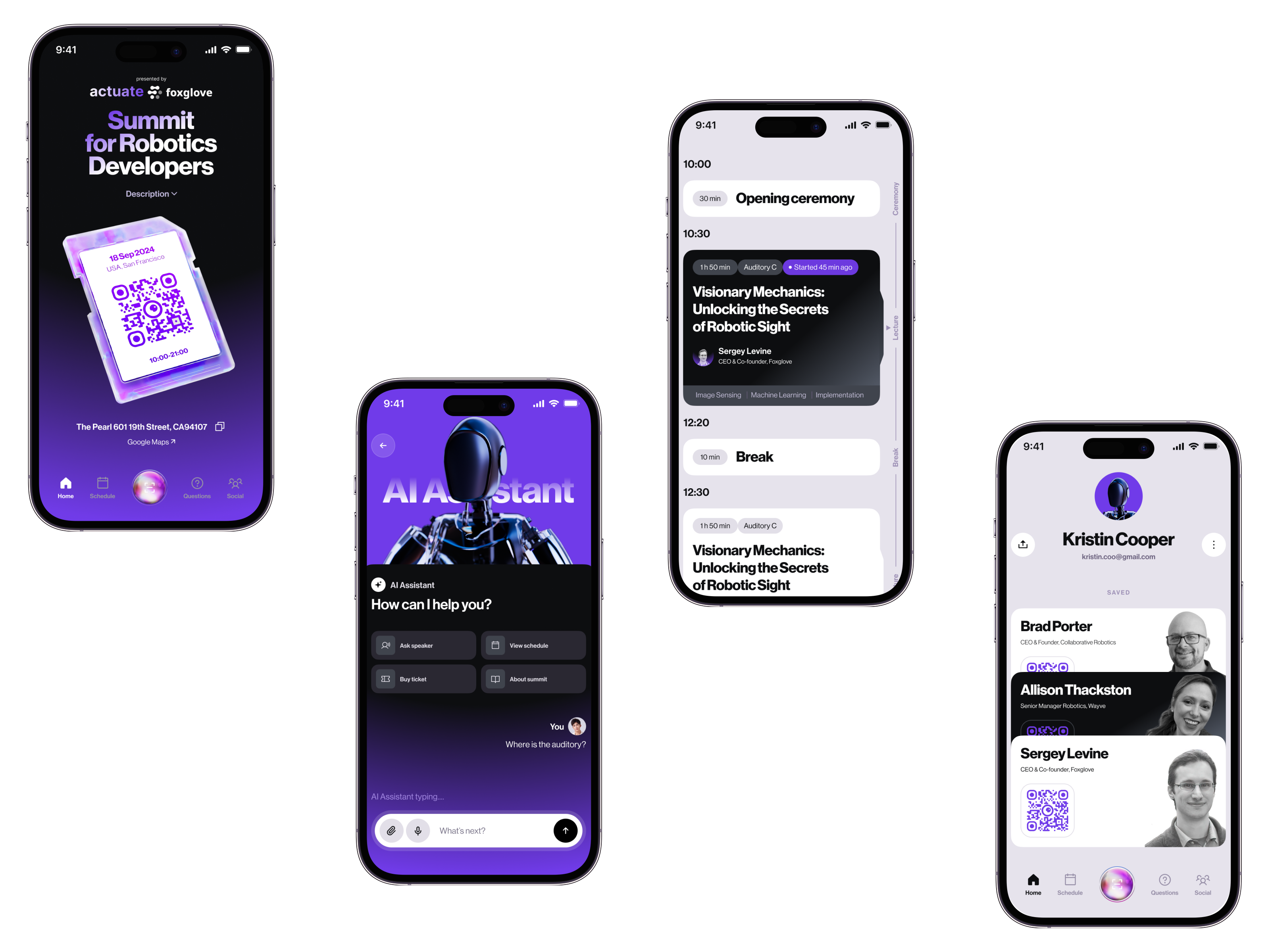 UI/UX for AI & robotics conference 3d ai app branding concept conference desctop design graphic design ios logo mobile robot robotics ui ux