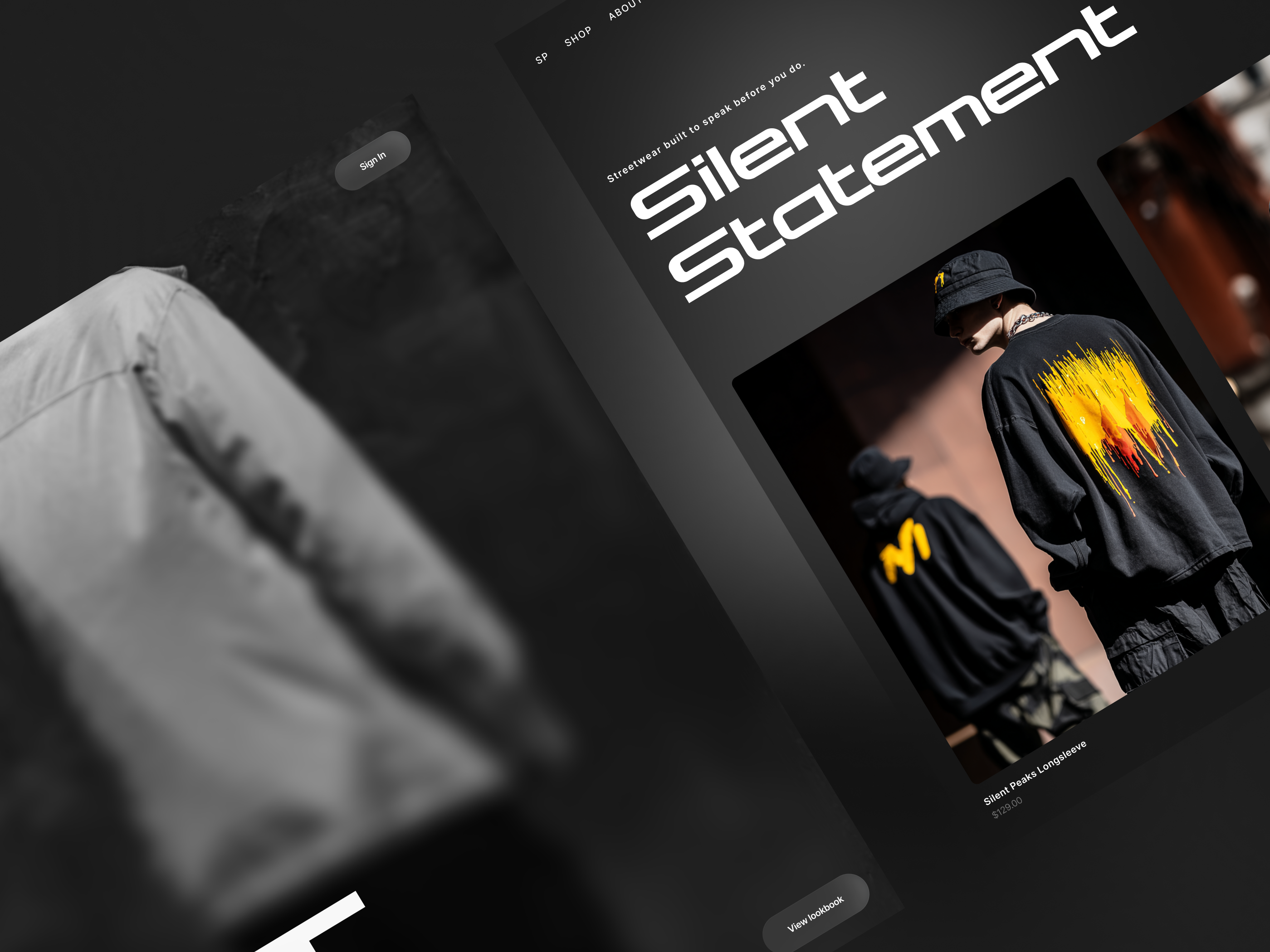 NIGHT SHADE – Monochrome Streetwear Landing