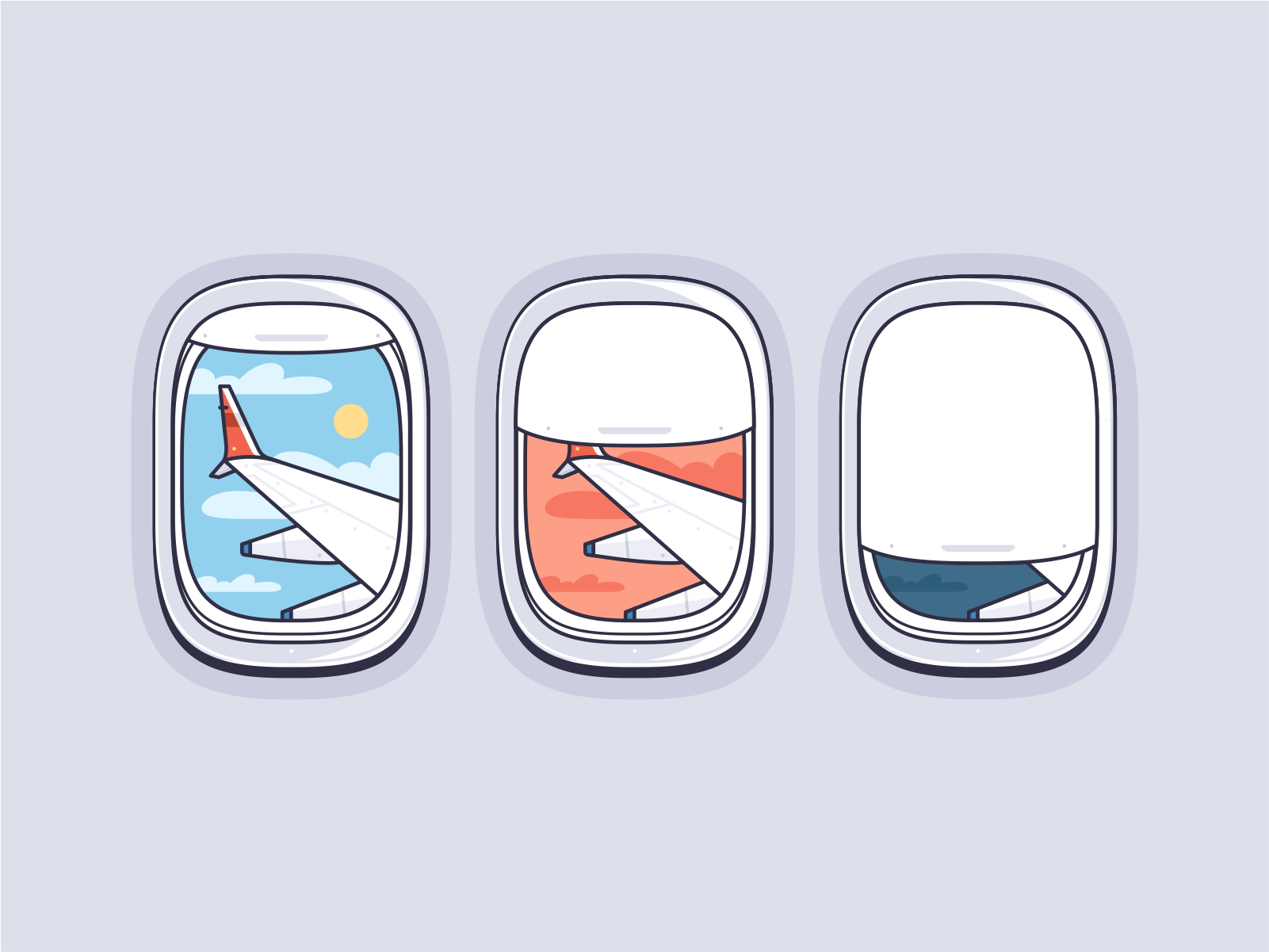 Airplane window