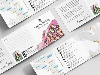Neighborhood Booklet Design mini booklet neighborhood booklet real estate trifold
