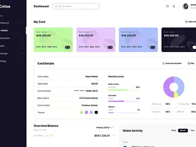 Critso Template – Crypto Dashboard React & Next.js crypto landing freedesignkit graphic design landing