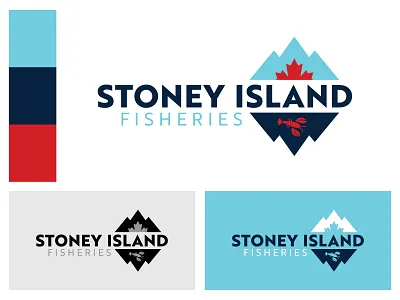 Stoney Island Fisheries atlantic atlantic canada brand identity branding canada design digital illustration fishery iceberg illustration lobster logo logo design maritimes nova scotia seafood