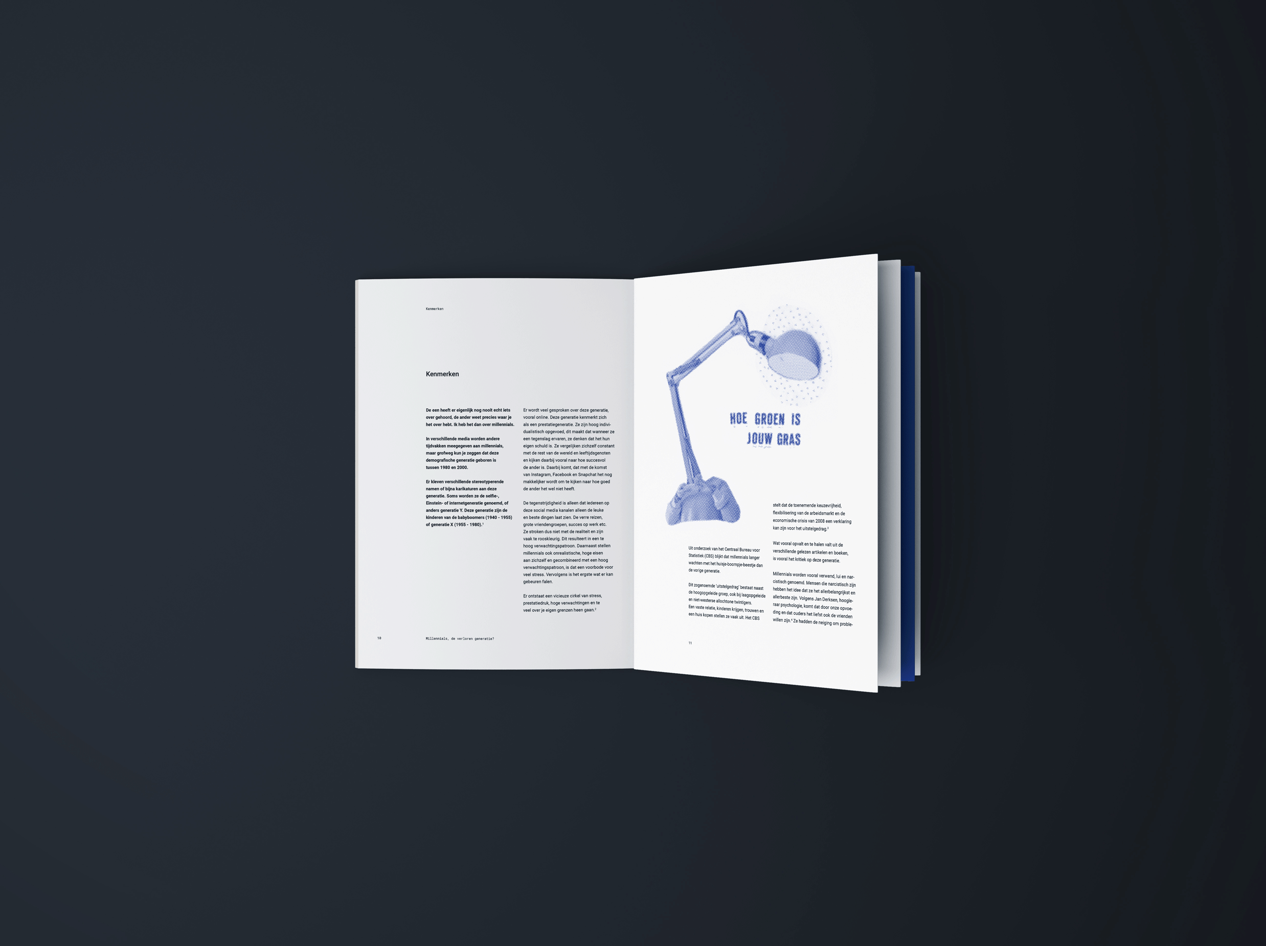 Thesis book design - Millennials, the lost generation?