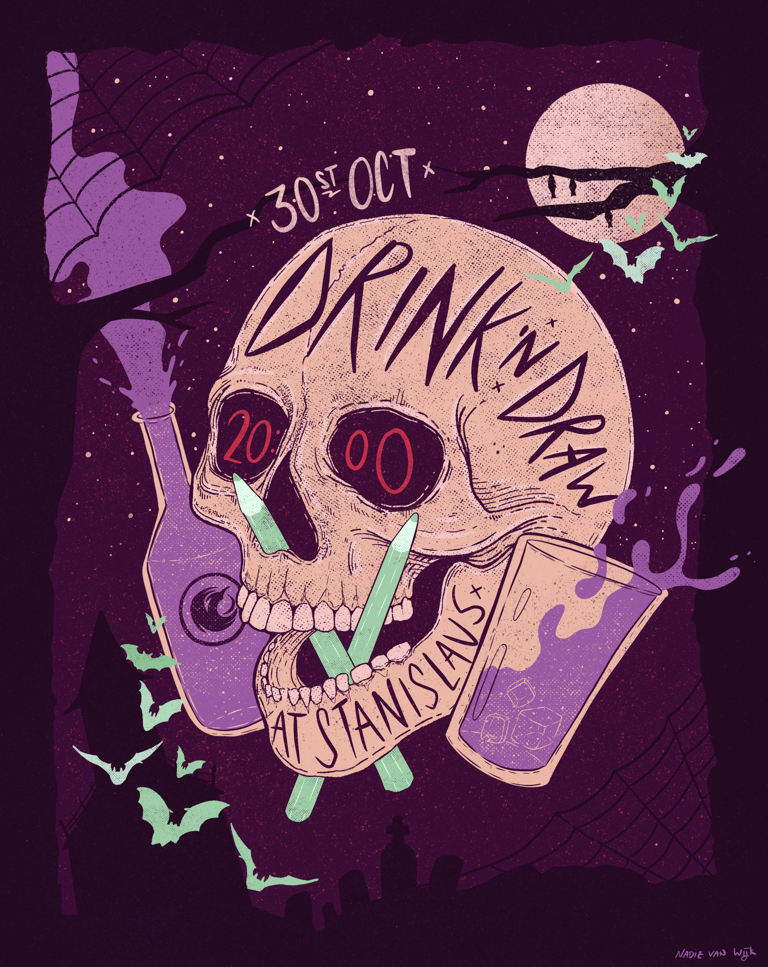Poster designs for Local Drink 'n Draw