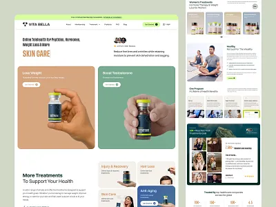 Telehealth Website Redesign for Healthcare & Wellness Brand about us branding doctor consultation healthcare healthcare website landing page medical website servia telehealth website theme telehealth telehealth landing page telehealth website telehealth website designer telemedicine ui ui ux uiux design web design website wellness zoom