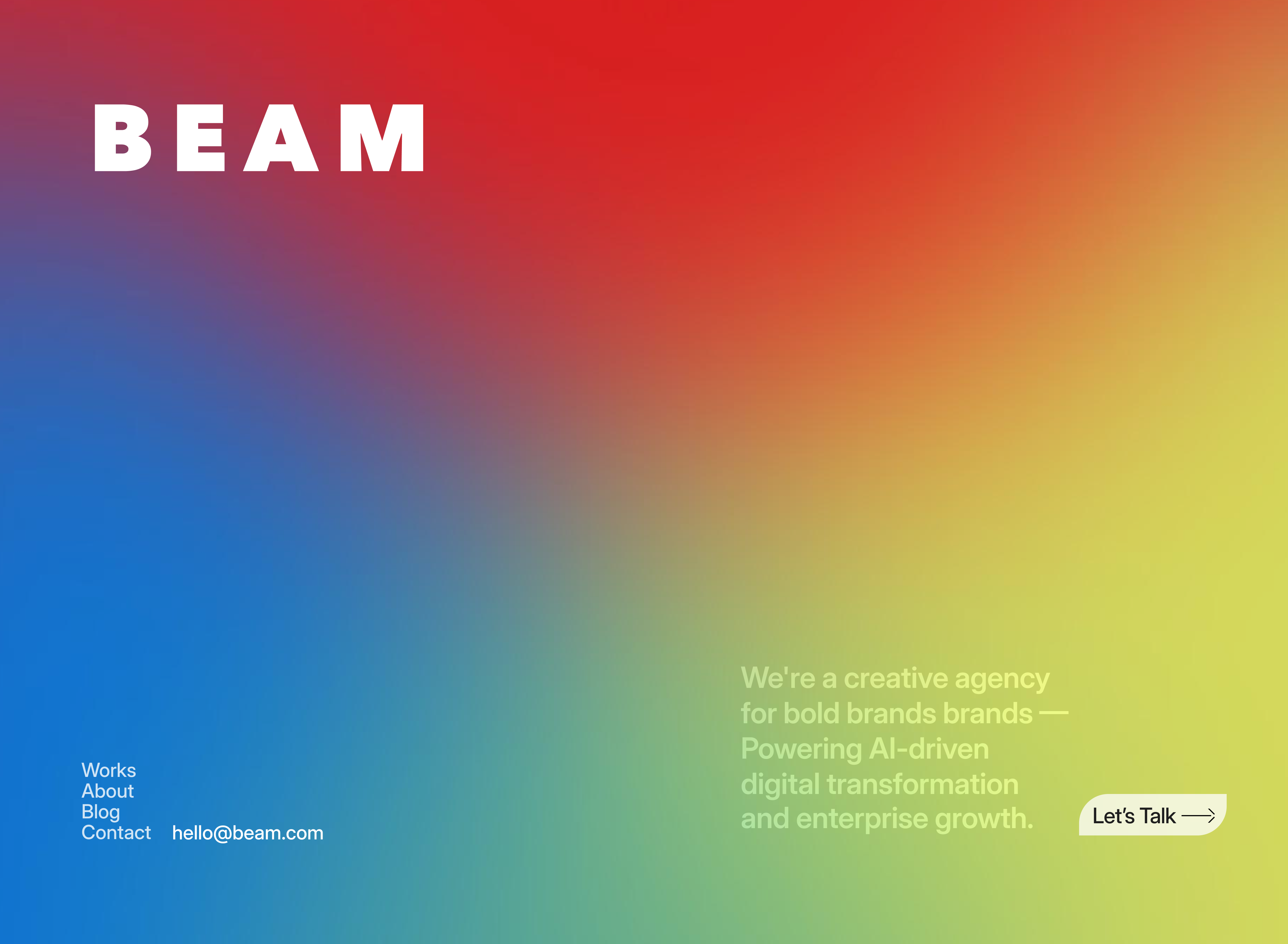 BEAM Agency branding design graphic design illustration logo typography ui