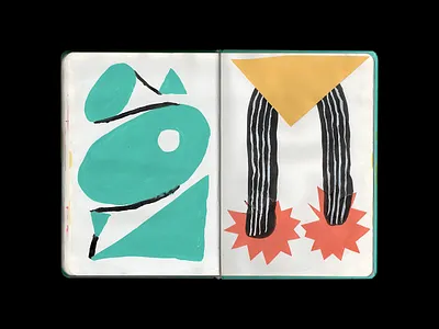 GSKB abstract art drawing illustration journal painting