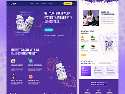 Browse thousands of Supplement Landing Page images for design inspiration