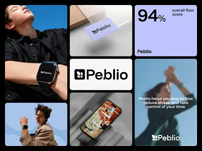 Peblio - Wellness & Lifestyle Brand Identity app branding brand identity branding iconic logo lifestyle branding logo design minimal branding modern branding saas branding timeless logo visual identity wellness branding