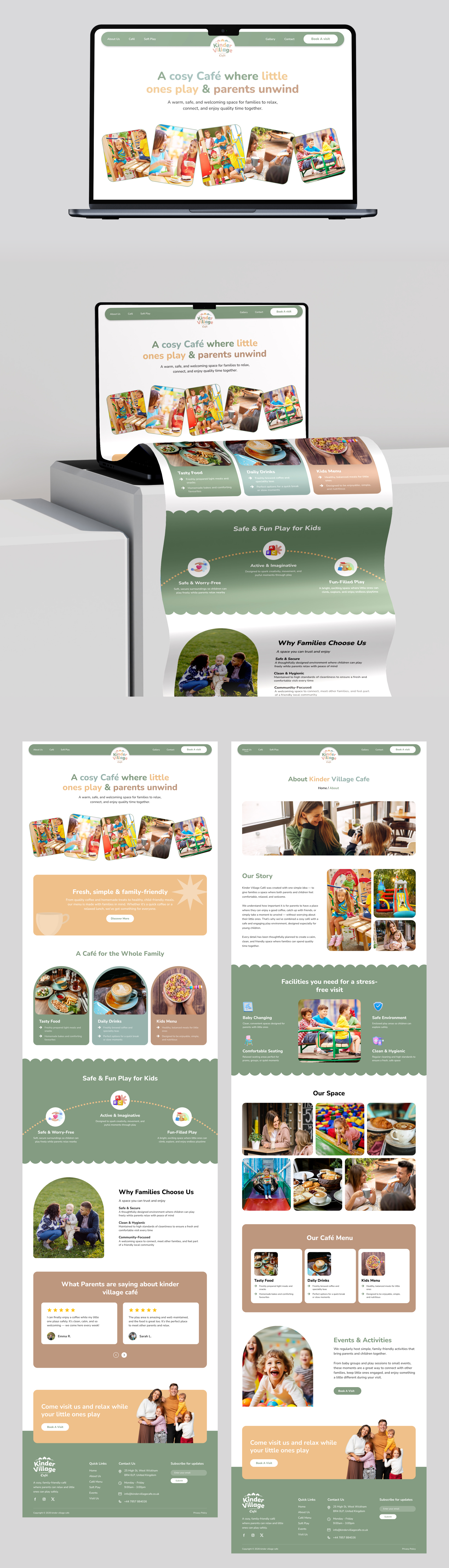 Playful Village Cage Website Design adobe xd design design ideas dribbble figma ui web design website design