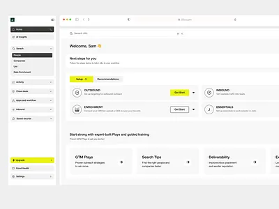 Sales Intelligence - AI Sales CRM Dashboard Design ai sales ai sales crm ai sales crm dashboard crm dashboard crm design interface product sales intelligence service ui ux web