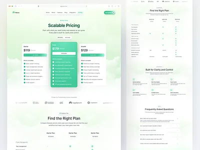 Velaro - Sales Monitoring Landing Page [Pricing Page] analytics automation b2b business management metric pricing pricing page pricing plan saas sales track tracking ui uiux ux web design