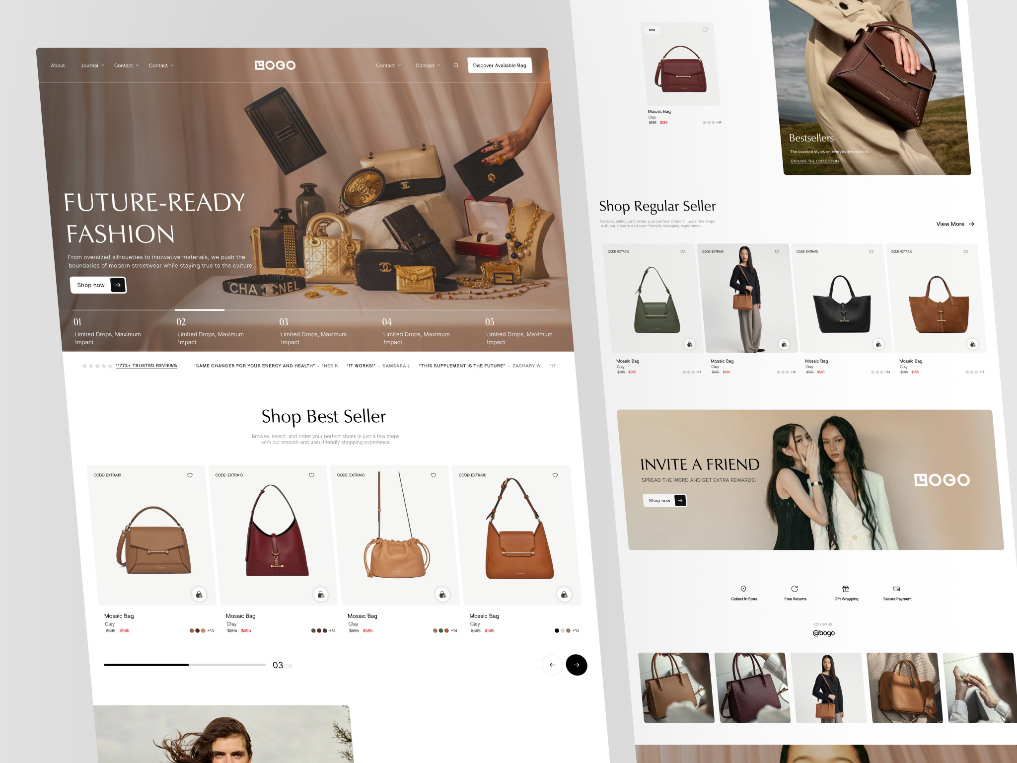 Example of Custom E Commerce Website Design