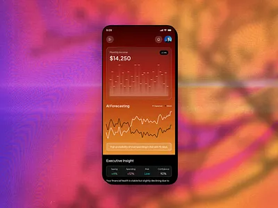 Finance AI Insights ai ai animation ai finance app ai insights app design finance app finance app ui financial assistant financial planning app mobile app mobile app design personal finance app
