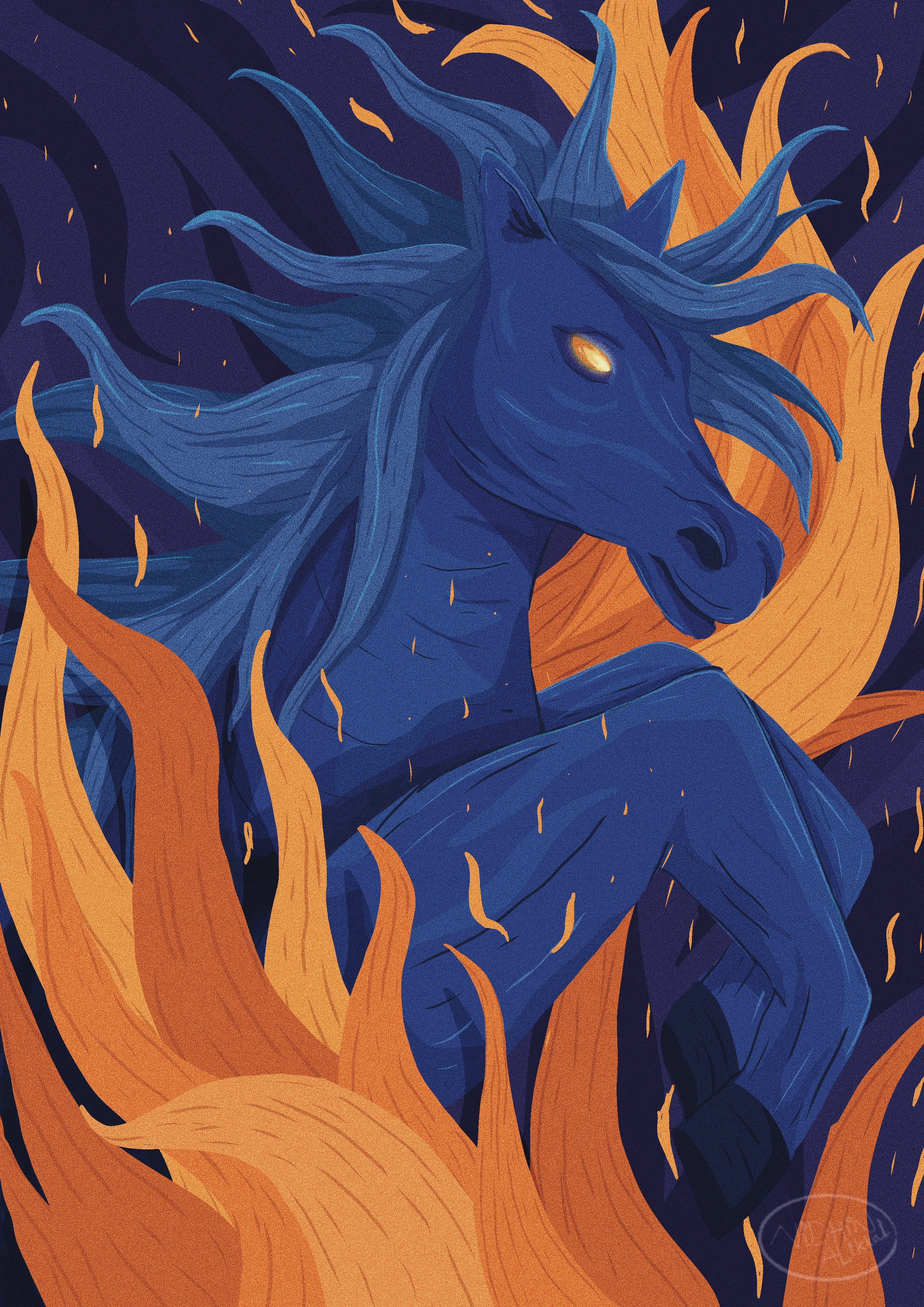 Horse Chess Game Illustration graphic design illustration procreate