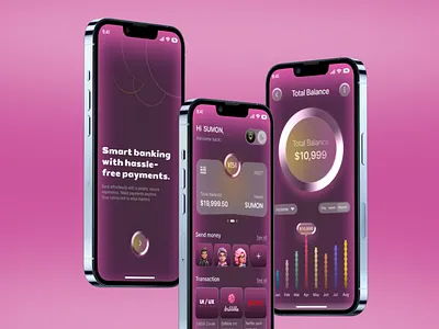 Smart Banking Mobile App UI – Hassle-Free Payments Experience app design banking app clean ui dashboard design dribbble shot figma design finance dashboard fintech app fintech ui gradient ui interface design mobile ui modern ui money app payment app product design transaction ui ui design user experience ux design