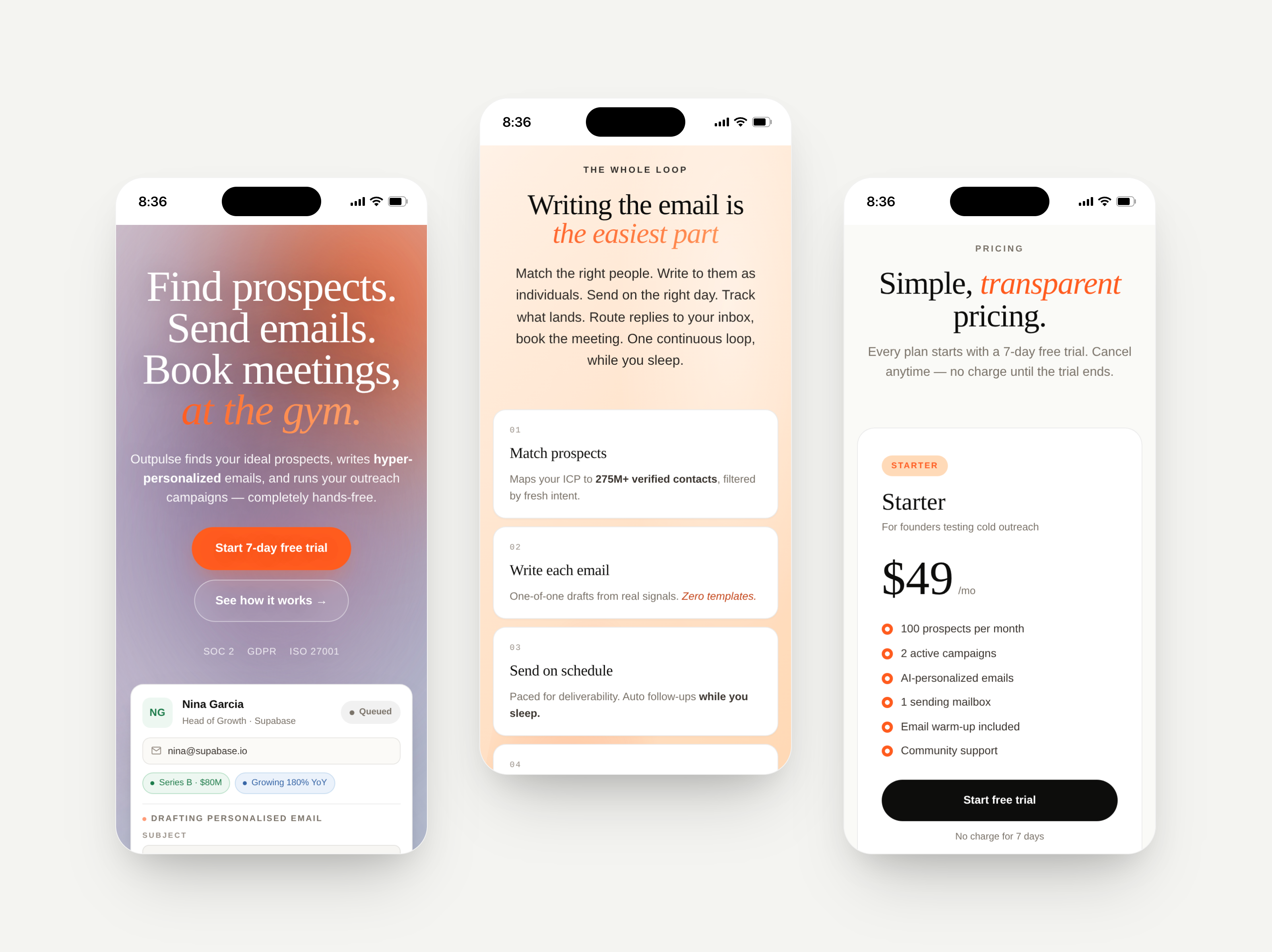 Outpulse – Landing Page
