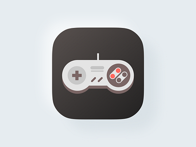 Joystick icon! app atary brand branding controle design figma game gaming icon illustration ios joystick logo mark mobile play saas startup symbol