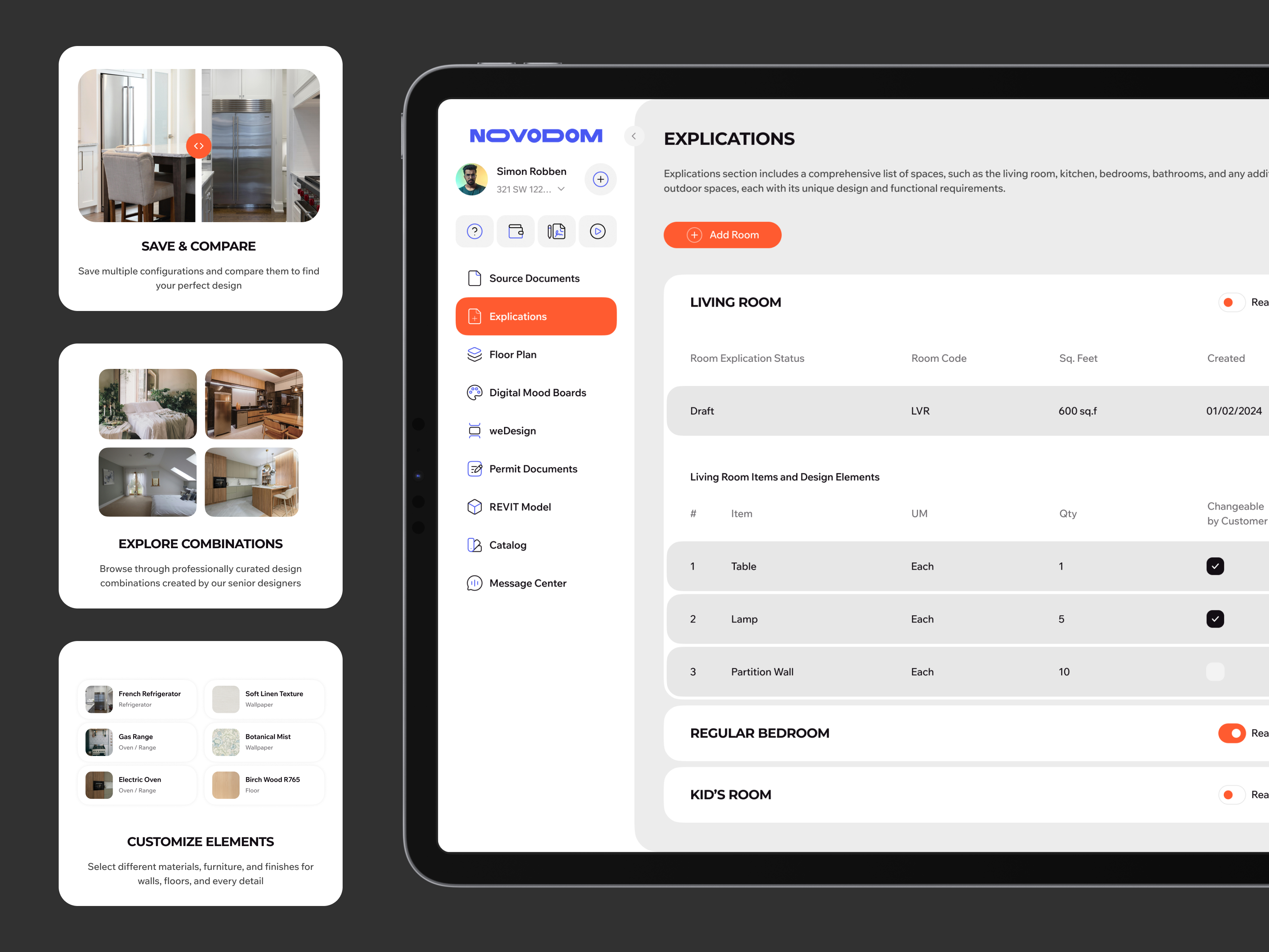 Example of Prop Tech App Design