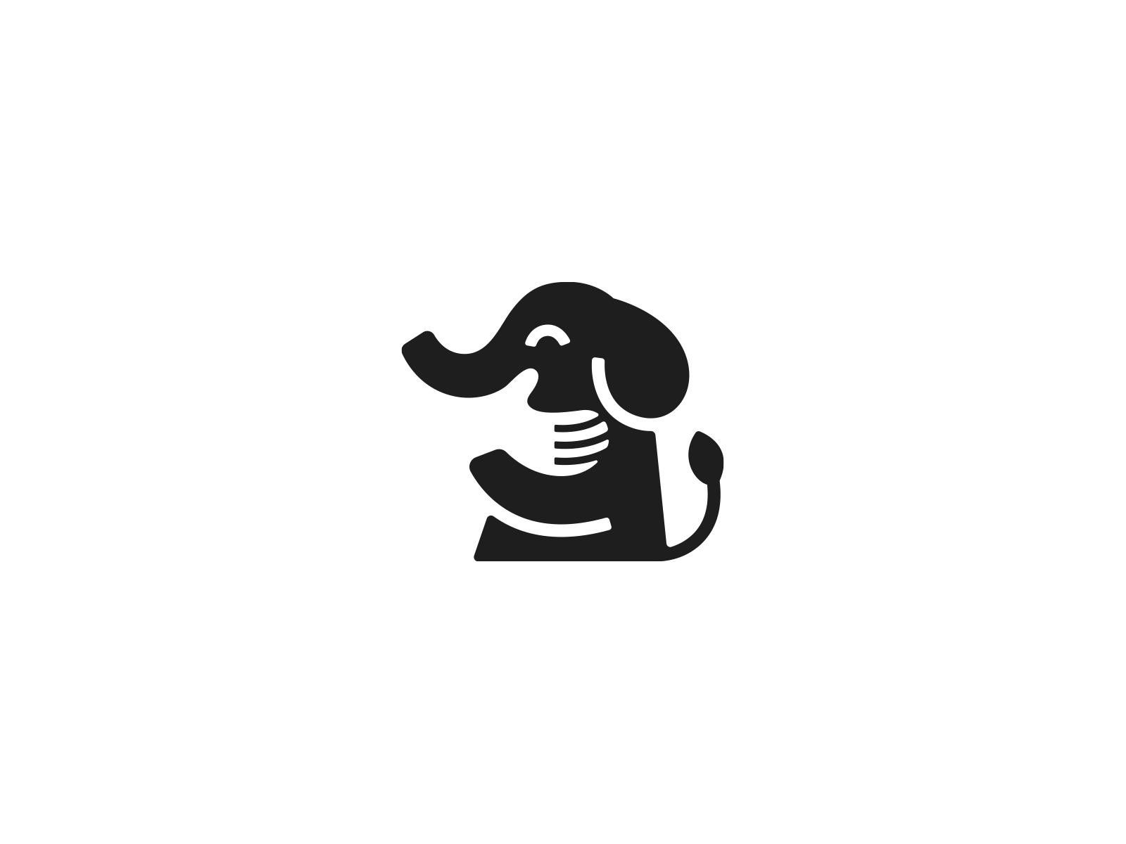 Cute elephant logo animal logo baby elephant brand brand design brand designer branding branding design branding designer cute logo elephant elephant logo logo logo design logo designer logodesign logodesigner logotype negative space negative space logo