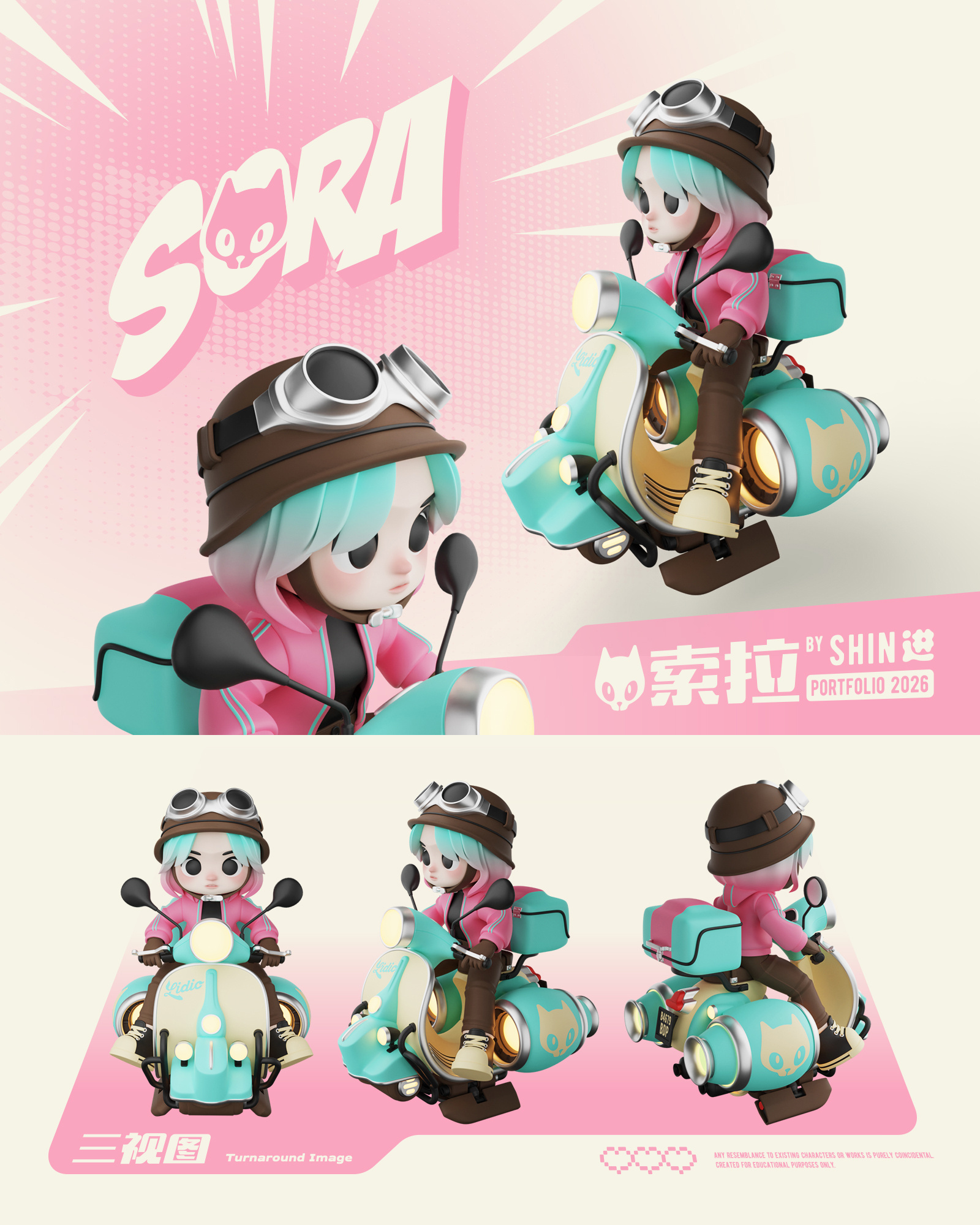 3D Modeling Portfolio 3d art 3d character 3d character design anime style 3d blender character cartoon character 3d character mascot character modeling character render chibi character commercial character design cute character cute mascot female character game character high poly character kawaii character low poly character mascot design stylized character