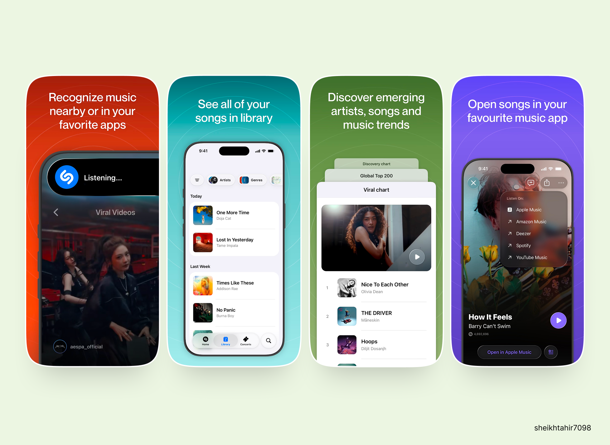 Example of Appstore/Playstore Screenshot Design