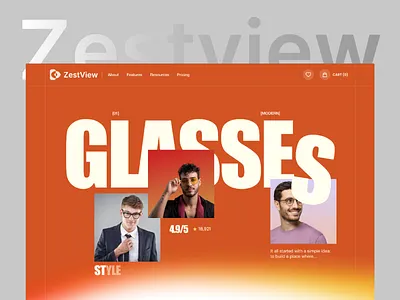 GLASSES STYLE – Minimalist Eyewear Brand Landing Page 👓✨ brand storytelling dashboarddesign design eyewear branding fashion accessories figma framer development glasses landing page illustration luxury eyewear minimalist design productdesign responsive design retail website style portfolio uiux userexperience ux design webapp webflow development