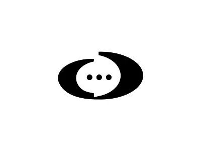 Minimal Chat Icon | Messaging Symbol app icon branding chat icon clean design communication design geometric graphic design icon design logo logo design logo for sale message icon messaging minimal logo modern logo negative space saas simple logo ui icon