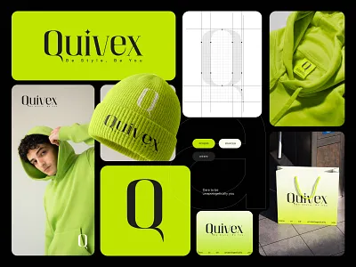 Quivex – Clothing Brand Identity brand design brand identity branding branding logo clothing brand fashion branding logo logo maker logos logotype luxury branding minimalist design streetwear brand visual identity