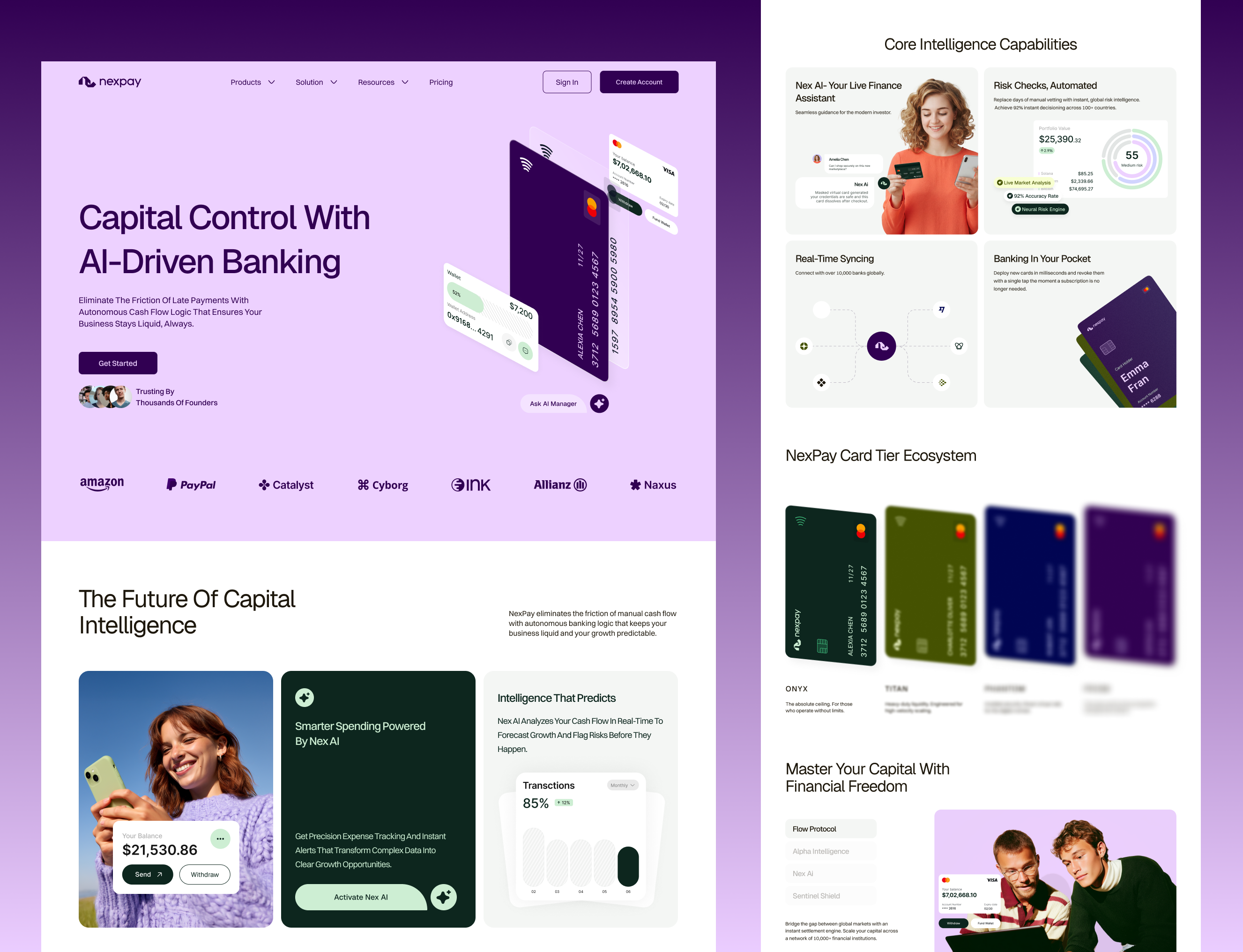 Example of Full Website Design & Development UI/UX