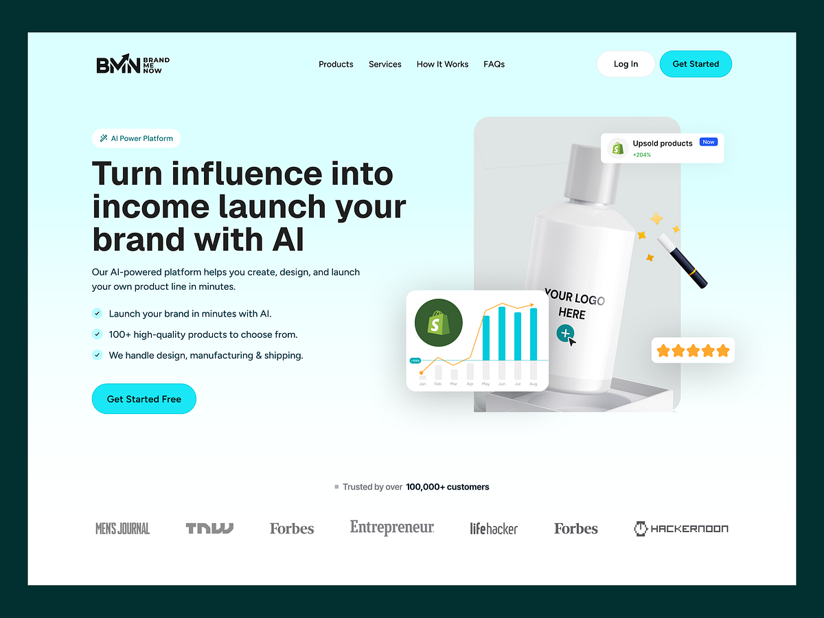 Brand Me Now - Brand Building Platform With AI