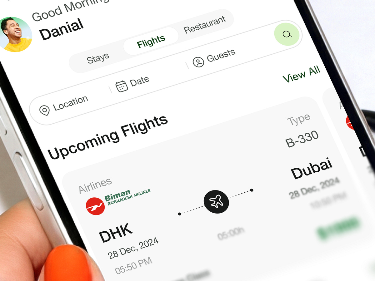 Travel app design Image 1