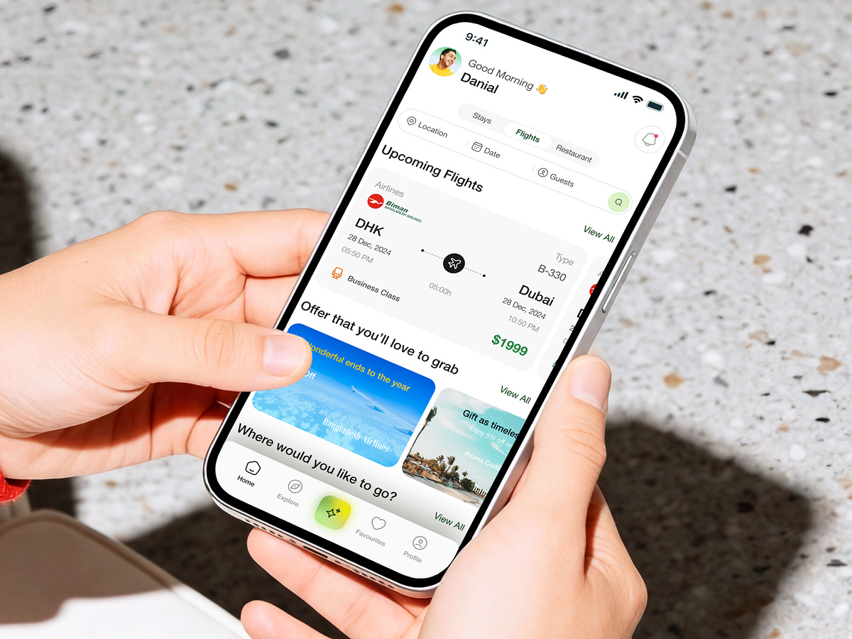 Travel app design Image 3