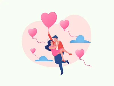 Valentine's Day Romantic Moments Animation branding campaign couple creative cute emotional graphic design greeting heart illustration logo love motion graphics romance romantic socialmedia softcolors storytelling valentinesday