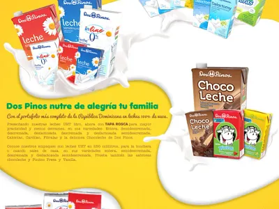 DOS PINOS branding graphic design