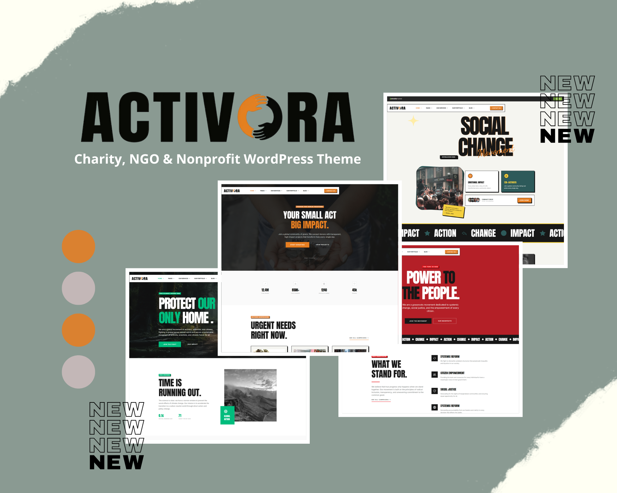 Activora – Charity, NGO & Nonprofit WordPress Theme designtrends landingpage minimaldesign startupdesign uiinspiration uxinspiration