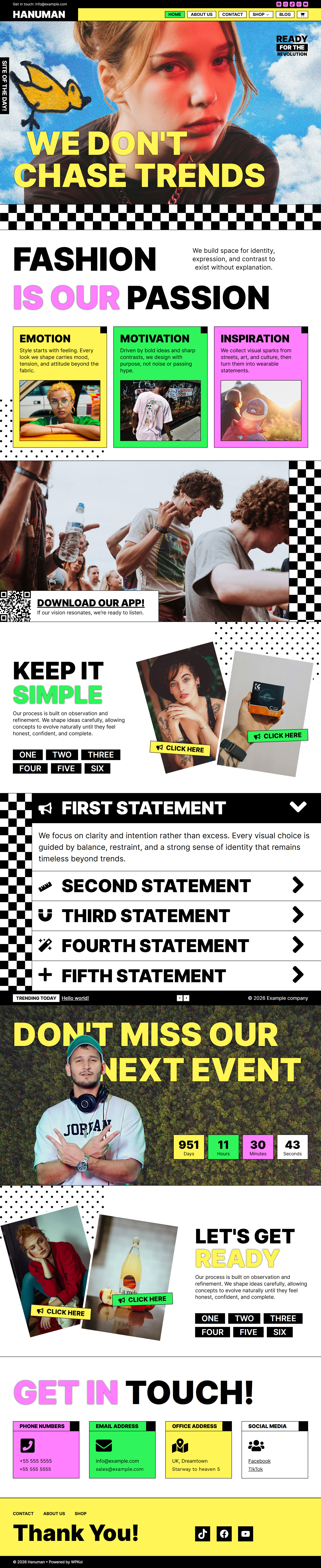Hanuman WPKoi WordPress Theme