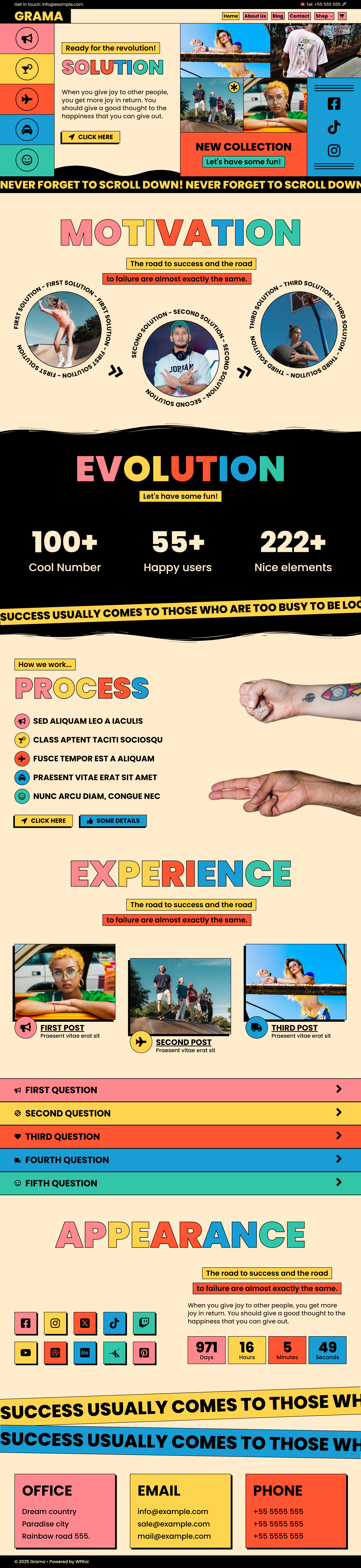 Grama WPKoi WordPress Theme