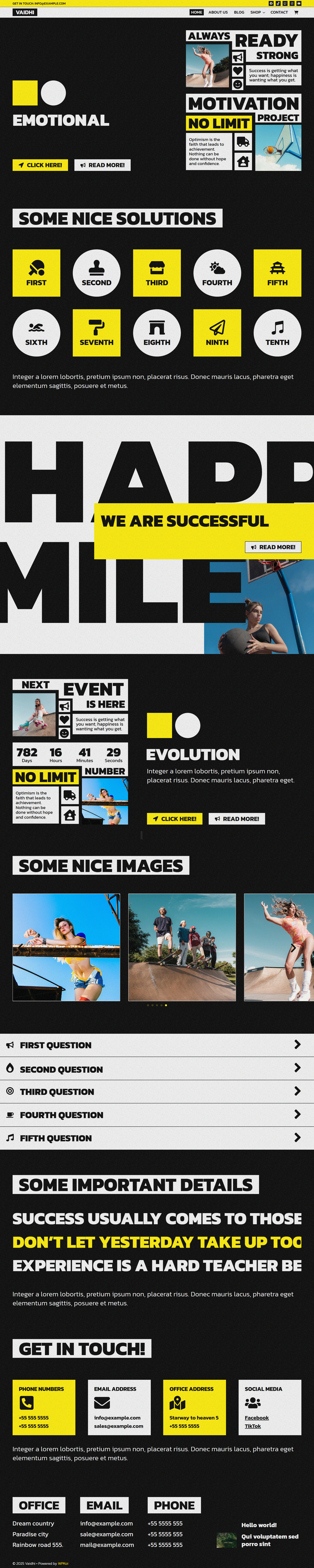Vaidhi WPKoi WordPress Theme