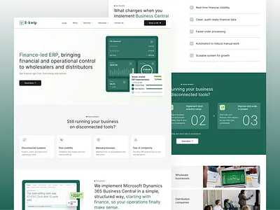 Wix Studio Website Design for ERP Consultancy branding business concept figma home page landing page seo website design wix