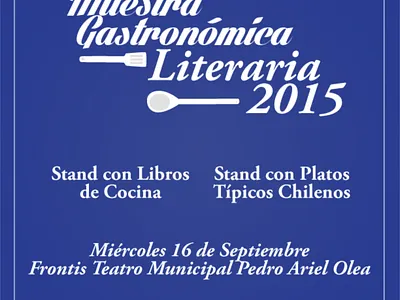 Afiche Feria Gastronómica graphic design