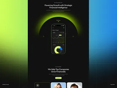 Sunverse - Fintech Dashbaord Landing Page Section colors companydashboard dashboardlandingpage landingpage sectiondesign sectionwebsitedesign sunverse ui websitedesign websitesection