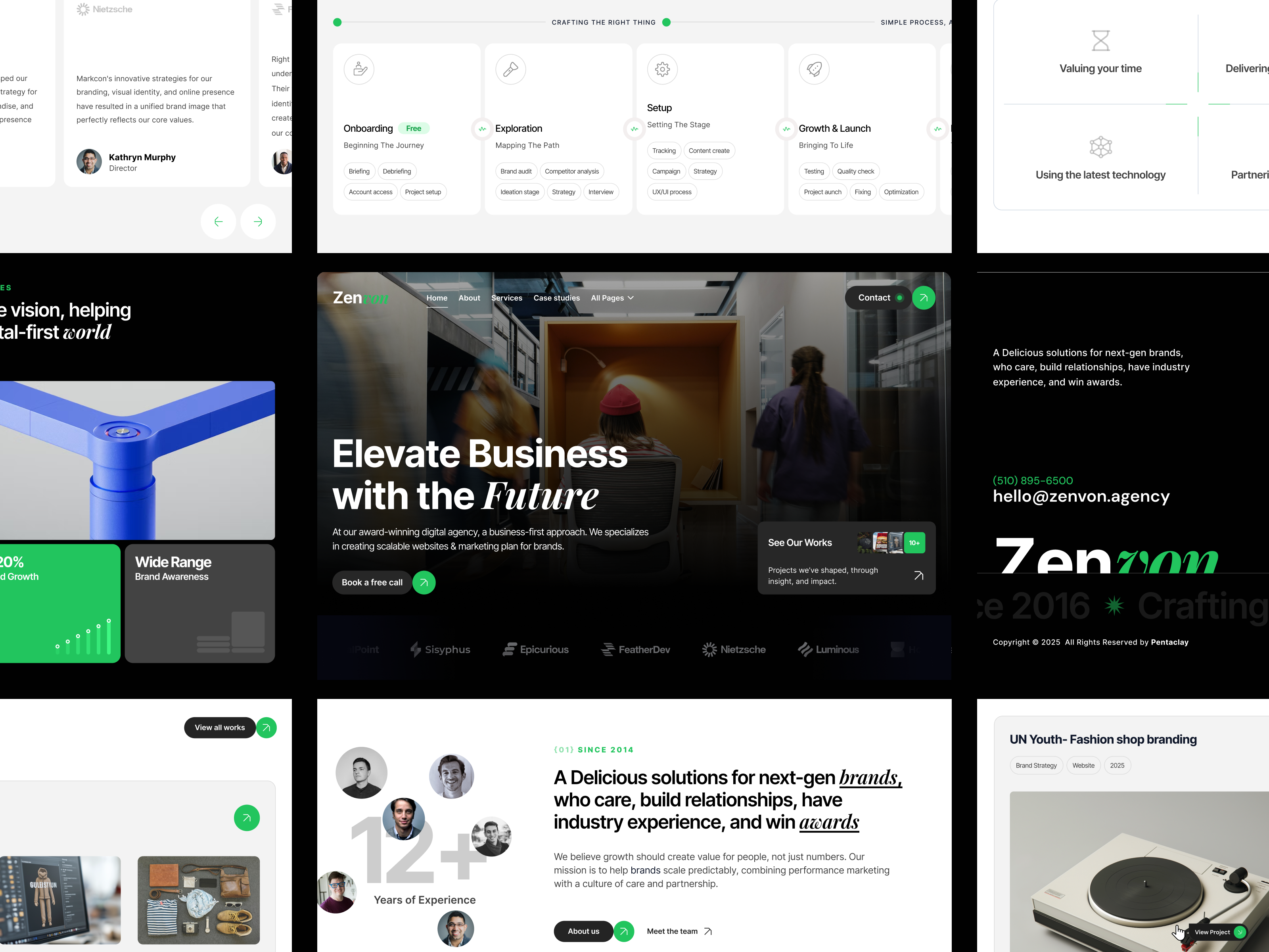 Zenvon — Digital Agency Webflow Website Design framer framer agency website framer developer framer development framer portfolio framer template framer website landing page landing page design web design web ui webflow webflow developer webflow development webflow template webflow website website website design website development website motion
