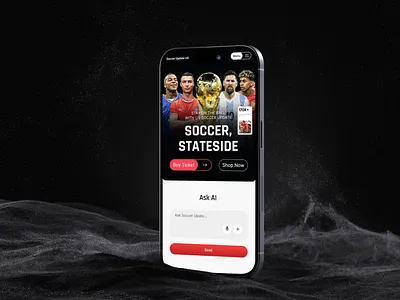Soccer Update US – Mobile Web Experience app app design branding mobile app responsiveness ui ux website