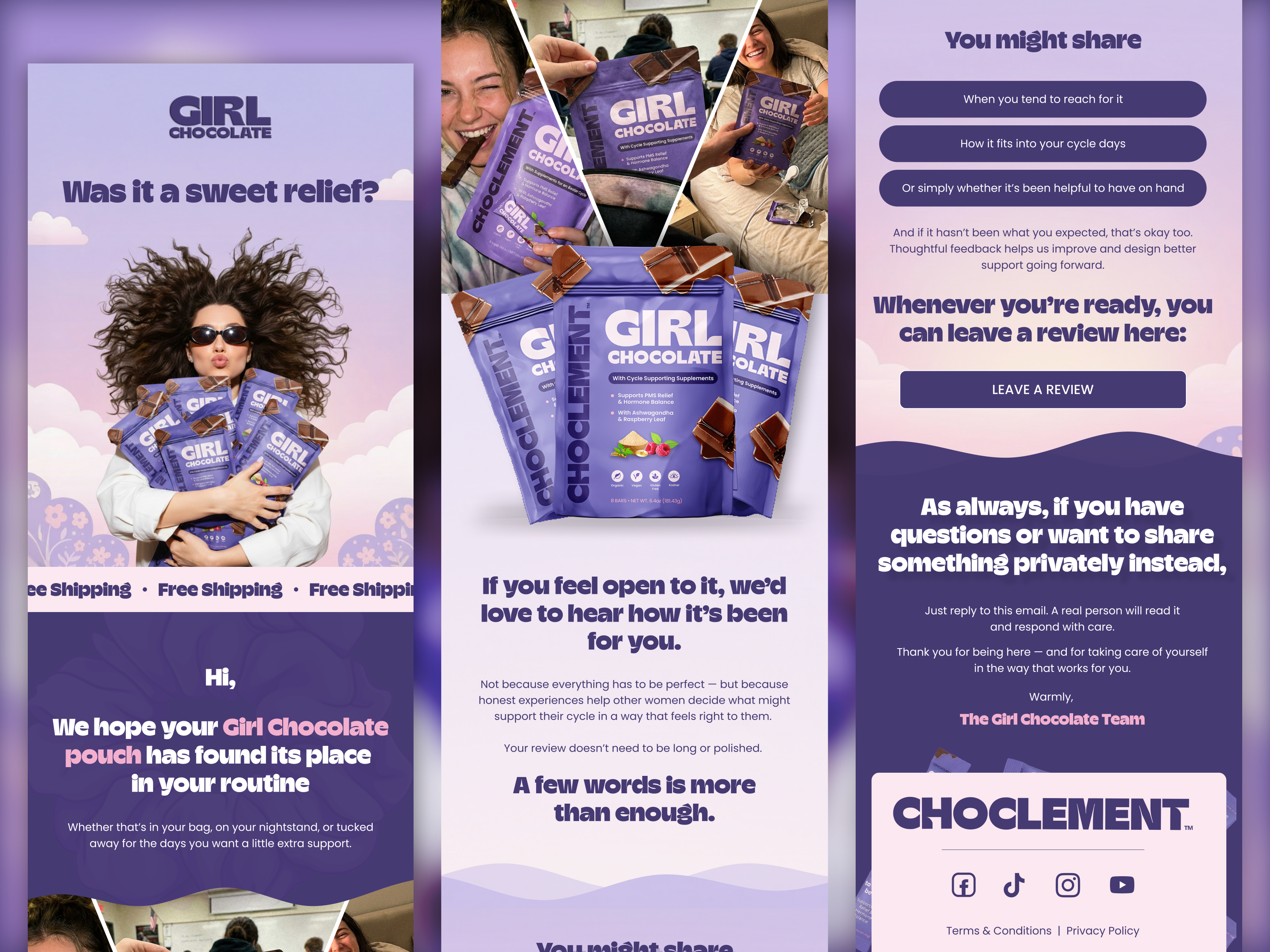 Post Purchase Review Request Email edm email automation design email design email flows email marketing email templates klaviyo mailchimp post purchase email post purchase email flow